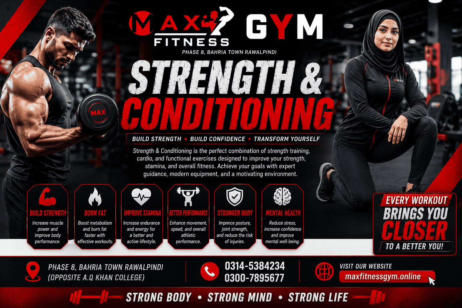 Read more about the article 💪 Strength & Conditioning – Build Strength, Burn Fat & Transform Your Body
